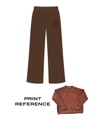 Delta Gamma University of Oklahoma Embroidered Sweatpants 2025