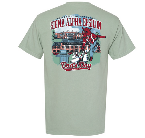 Sigma Alpha Epsilon University of Arkansas Dad's Day T-Shirt 2024