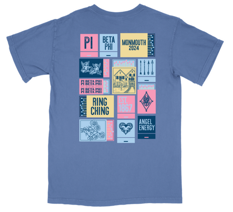 Pi Beta Phi University of Arkansas Monmouth T-Shirt 2024