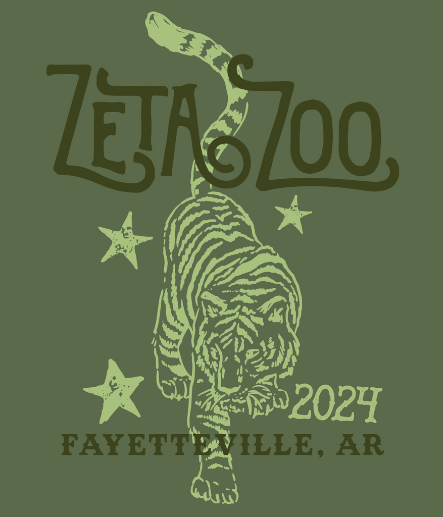 Zeta Tau Alpha University of Arkansas Zeta Zoo 2024 Houndstooth Press Online Orders