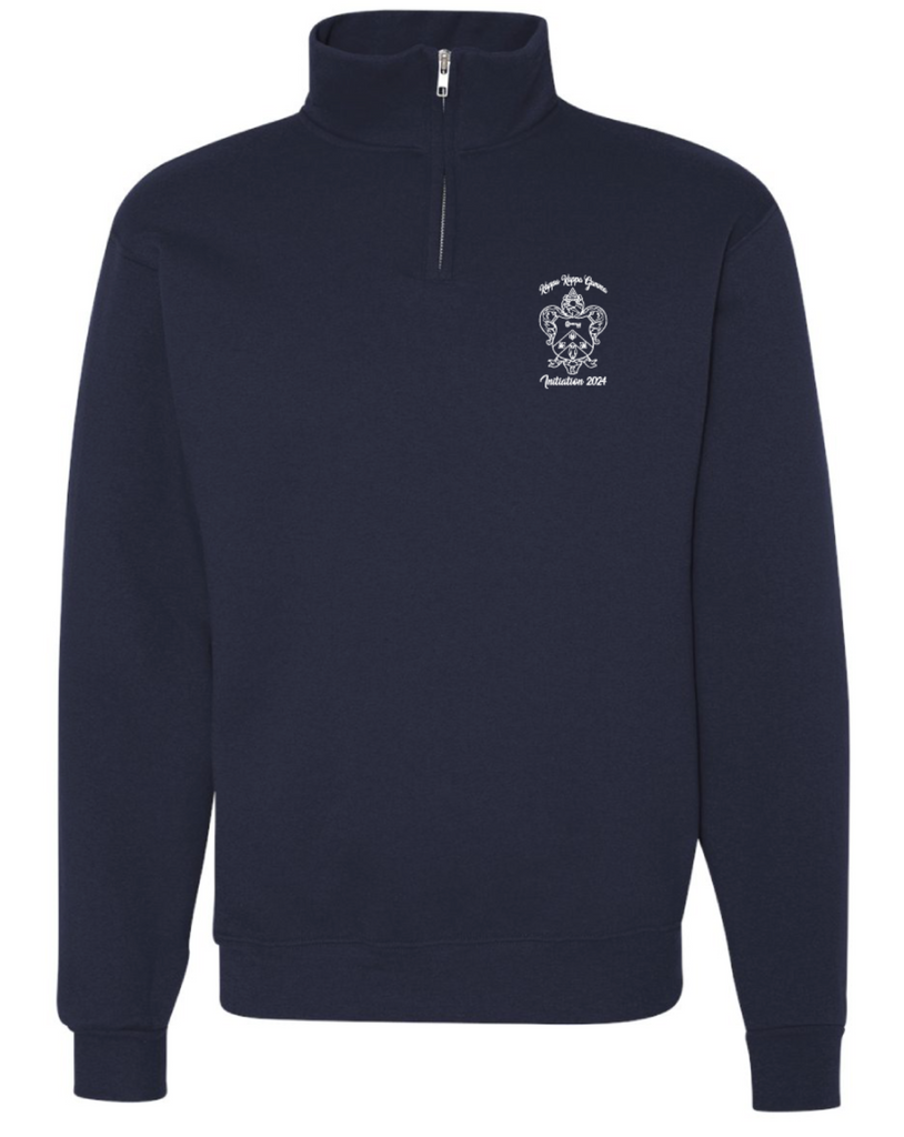Kappa Kappa Gamma University of Arkansas Initiation Quarter Zip Design