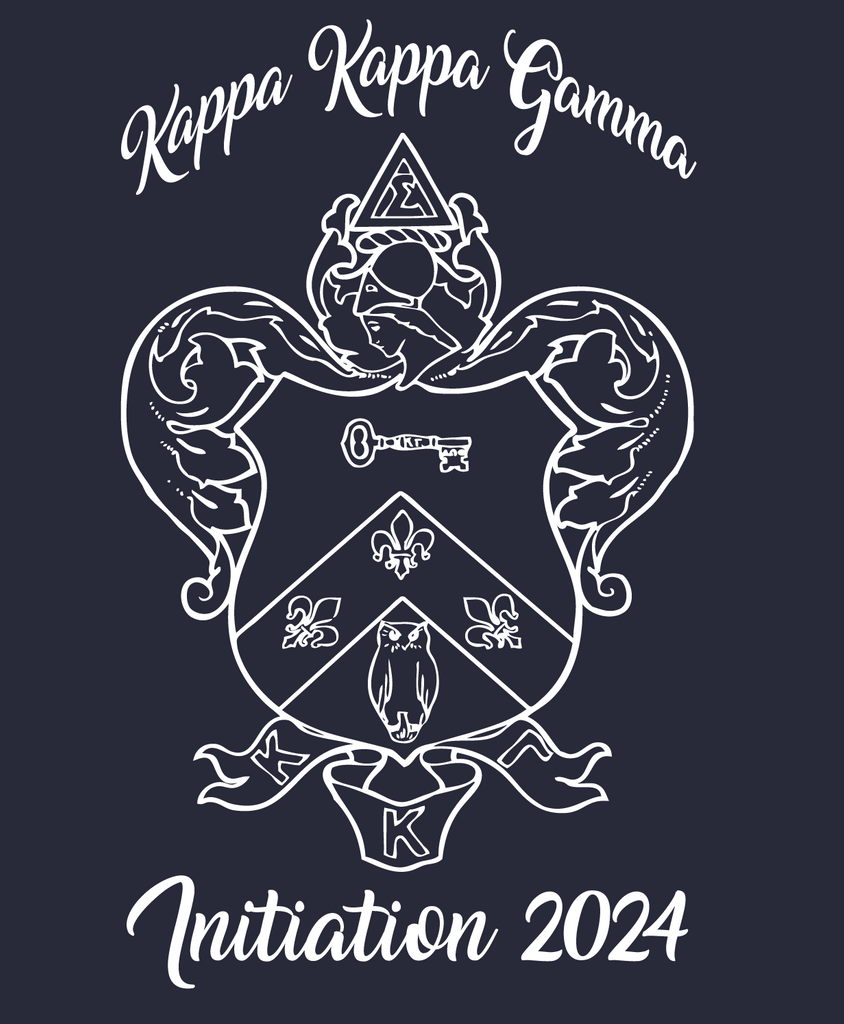 Kappa Kappa Gamma University of Arkansas Initiation Quarter Zip Design
