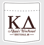 Kappa Delta University of Arkansas Mom's Weekend T-Shirt 2025