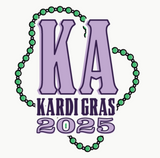 Kappa Alpha Order University of Arkansas Kardigras Design 2025