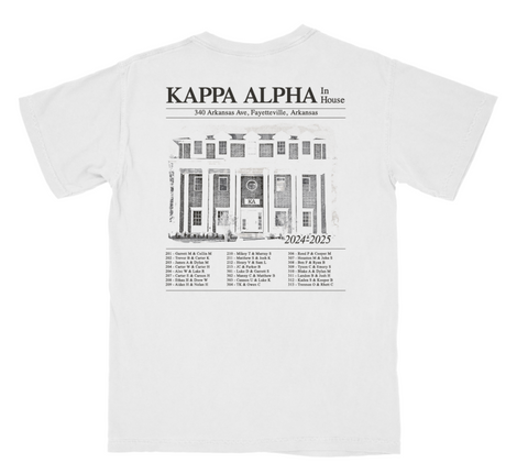 Kappa Alpha Order University of Arkansas In House Design 2025