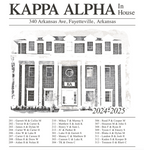 Kappa Alpha Order University of Arkansas In House Design 2025