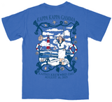 Kappa Kappa Gamma University of Arkansas Bid Day Pocket Tee Design 2025