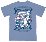 Kappa Kappa Gamma University of Arkansas Bid Day Pocket Tee Design 2025