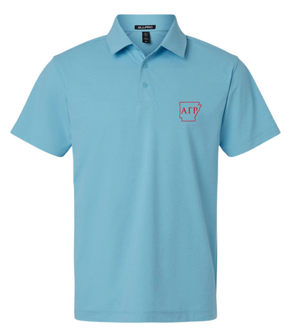 Alpha Gamma Rho University of Arkansas State Polo Design 2025