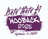 Beta Theta Pi University of Arkansas WooBack Design 2025