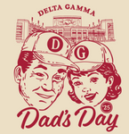 Delta Gamma University of Arkansas Dad's Day 2025 - TSHIRT