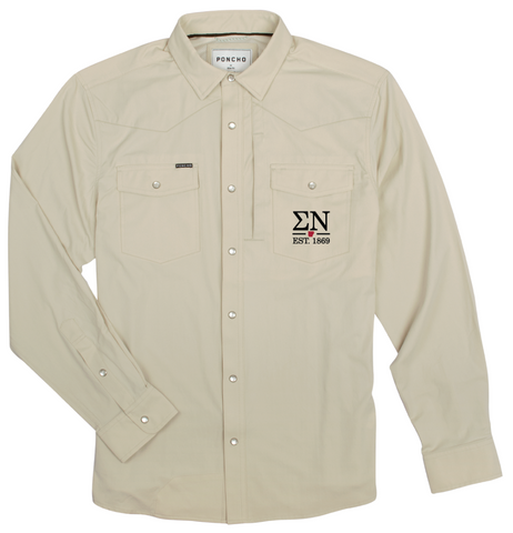 Sigma Nu University of Arkansas Dad's Day Button Up 2025