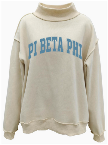 Pi Beta Phi University of Arkansas Reversible Mock Neck 2025