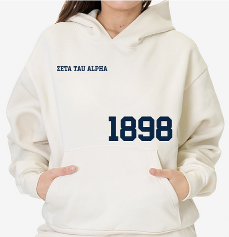 Zeta Tau Alpha University of Arkansas In-House Set 2025 - HOODIE