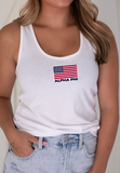 USA COLLECTION - SORORITY EMBROIDERED FLAG TANK