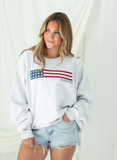 USA COLLECTION - SORORITY FLAG CREWNECK