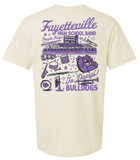 Fayetteville High School Marching Band Collage Design 2026 - IVORY