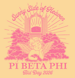 Pi Beta Phi University of Arkansas Bid Day Shirt Design 2026