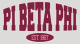 Pi Beta Phi University of Arkansas Bid Day Crewneck 2026