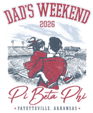 Pi Beta Phi University of Arkansas Dads Weekend T-shirt 2026