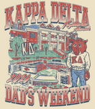 Kappa Delta University of Arkansas Dad's Day T-Shirt 2026