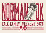 Alpha Phi University of Oklahoma Parent's Weekend T-Shirt 2026