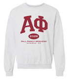 Alpha Phi University of Oklahoma Parent's Weekend Crewneck 2026