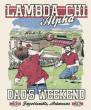 Lambda Chi Alpha University of Arkansas Dad's Day Shirt 2026