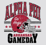 Alpha Phi University of Arkansas Football Crewneck 2026