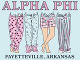 Alpha Phi University of Arkansas Big/Little T-Shirt 2026