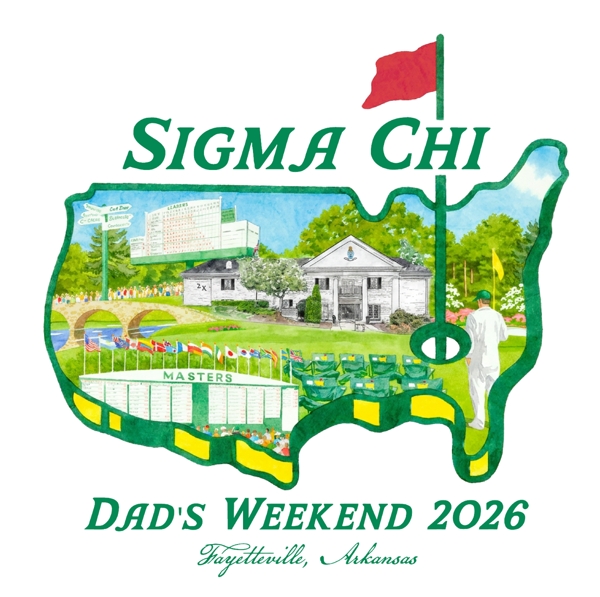 Sigma Chi University of Arkansas Dad's Day Shirt 2026