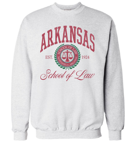 University of Arkansas Law School Classic Crewneck 2026