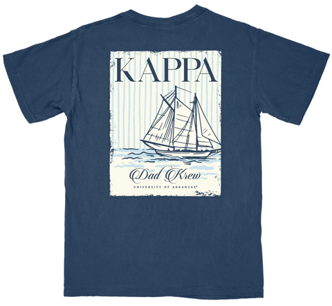 Kappa Kappa Gamma University of Arkansas Dad's Bid Day Design 2025 ONLINE ORDER