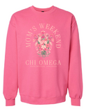 Chi Omega University of Arkansas Mom's Weekend Crewneck 2026 - OPTION TWO
