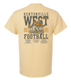 Bentonville West Football Schedule Shirt 2026 - Gildan